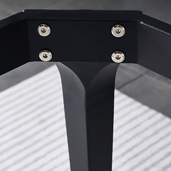 Contemporary Dining Set with Sintered Stone Dining Table and Padded Chairs Clearhalo 'Dining Room Sets' 'Dining Tables & Seating' 'dining_room_set' 'furn' 'furn_dining_room_set' 'Furniture' 'furniture_dining_room_set' 'Kitchen & Dining Furniture' 'kitchen&dining_furn' 'kitchen' 3446824