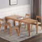 Contemporary Style Dining Table with Solid Wood Dining Table and Chairs for Home Use Clearhalo 'Dining Room Sets' 'Dining Tables & Seating' 'dining_room_set' 'Furniture' 'furniture_dining_room_set' 'Kitchen & Dining Furniture' 'kitchen&dining_furn' 'kitchen' 3446866