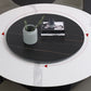 Modern Style Sintered Stone White Dining¬†Room¬†Set with Round Table Dining Table Furniture Clearhalo 'Dining Room Sets' 'Dining Tables & Seating' 'dining_room_set' 'furn' 'furn_dining_room_set' 'Furniture' 'furniture_dining_room_set' 'Kitchen & Dining Furniture' 'kitchen&dining_furn' 'kitchen' 3446882