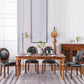 Traditional Solid Wood Dining Room Set with Rectangle Top and 4 Legs Base Dining Furniture Clearhalo 'Dining Room Sets' 'Dining Tables & Seating' 'dining_room_set' 'furn' 'furn_dining_room_set' 'Furniture' 'furniture_dining_room_set' 'Kitchen & Dining Furniture' 'kitchen&dining_furn' 'kitchen' 3446889