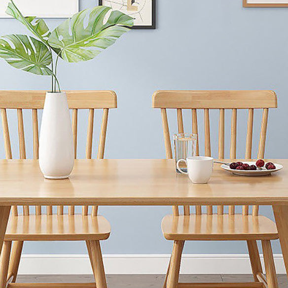 Minimalist Style Dining Room Sets with Solid Wood Dining Table and Chairs Clearhalo 'Dining Room Sets' 'Dining Tables & Seating' 'dining_room_set' 'furn' 'furn_dining_room_set' 'Furniture' 'furniture_dining_room_set' 'Kitchen & Dining Furniture' 'kitchen&dining_furn' 'kitchen' 3446909