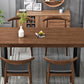 Industrial Style Wooden Dining¬†Room¬†Set with Rectangle Table and Metal Base Dining Table Furniture Clearhalo 'Dining Room Sets' 'Dining Tables & Seating' 'dining_room_set' 'furn' 'furn_dining_room_set' 'Furniture' 'furniture_dining_room_set' 'Kitchen & Dining Furniture' 'kitchen&dining_furn' 'kitchen' 3447009