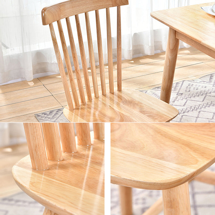 Contemporary Solid Wood Standard Dining Set Rectangle Kitchen Dining Set with 4 Legs Table Clearhalo 'Dining Room Sets' 'Dining Tables & Seating' 'dining_room_set' 'furn' 'furn_dining_room_set' 'Furniture' 'furniture_dining_room_set' 'Kitchen & Dining Furniture' 'kitchen&dining_furn' 'kitchen' 3447017