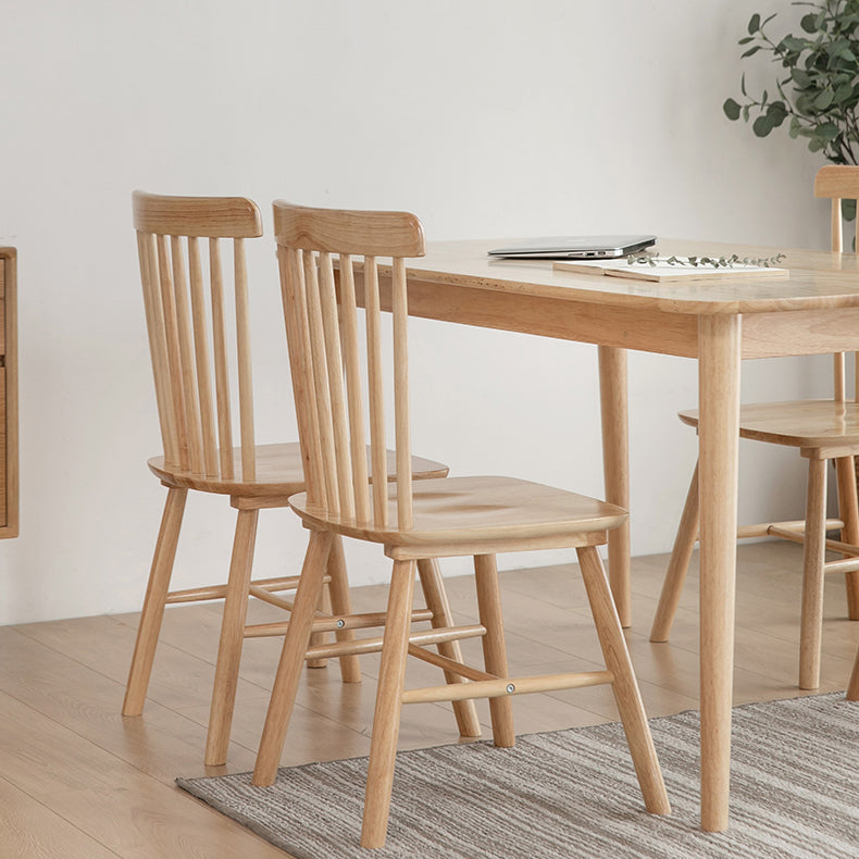 Minimalist Style Solid Wood Dining Room Set with Traditional Height Table and 4 Legs Base Clearhalo 'Dining Room Sets' 'Dining Tables & Seating' 'dining_room_set' 'furn' 'furn_dining_room_set' 'Furniture' 'furniture_dining_room_set' 'Kitchen & Dining Furniture' 'kitchen&dining_furn' 'kitchen' 3447044