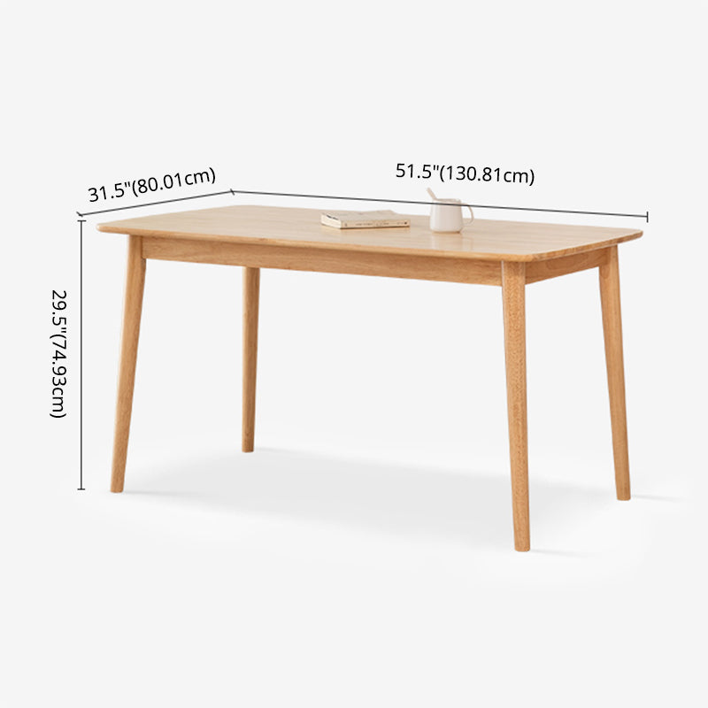 Minimalist Style Solid Wood Dining Room Set with Traditional Height Table and 4 Legs Base Clearhalo 'Dining Room Sets' 'Dining Tables & Seating' 'dining_room_set' 'furn' 'furn_dining_room_set' 'Furniture' 'furniture_dining_room_set' 'Kitchen & Dining Furniture' 'kitchen&dining_furn' 'kitchen' 3447047