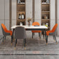 Dining Room Sets Scandinavian Metal Base Formal Rectangle Dining Table Set for Home Clearhalo 'Dining Room Sets' 'Dining Tables & Seating' 'dining_room_set' 'furn' 'furn_dining_room_set' 'Furniture' 'furniture_dining_room_set' 'Kitchen & Dining Furniture' 'kitchen&dining_furn' 'kitchen' 3447095