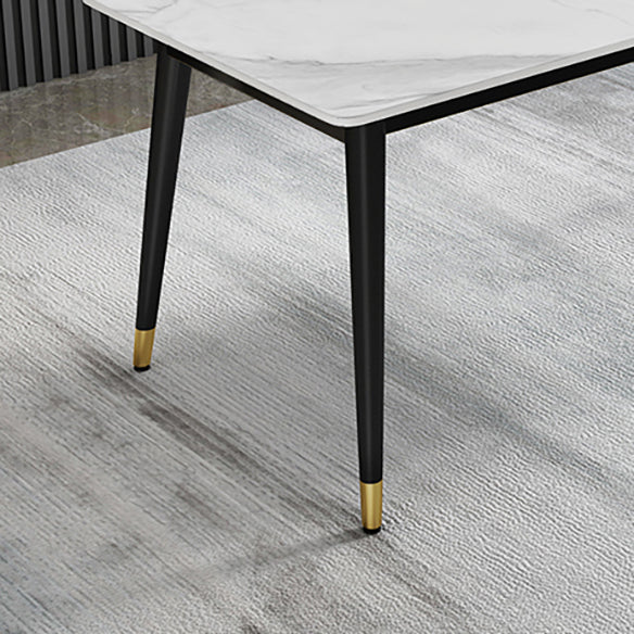 Modern Sintered Stone Dining Room Set Standard Height with Rectangle Top Dining Set Clearhalo 'Dining Room Sets' 'Dining Tables & Seating' 'dining_room_set' 'furn' 'furn_dining_room_set' 'Furniture' 'furniture_dining_room_set' 'Kitchen & Dining Furniture' 'kitchen&dining_furn' 'kitchen' 3447102