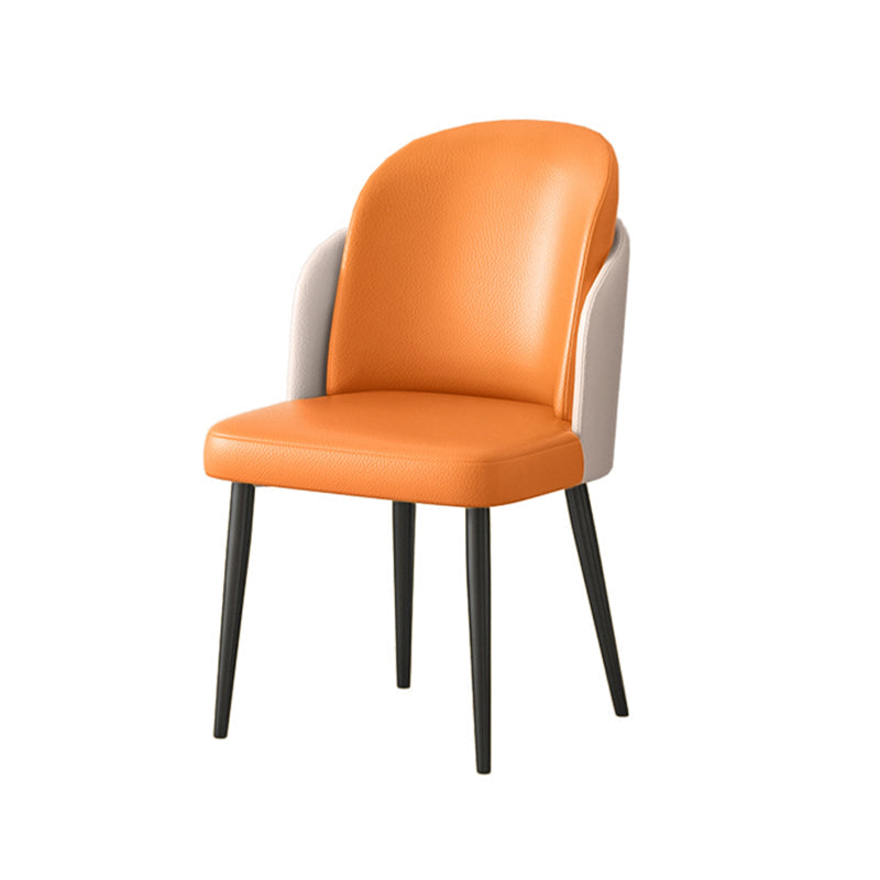 Contemporary Dining Table Set with Sintered Stone Dining Table and Upholstered Chairs Clearhalo 'Dining Room Sets' 'Dining Tables & Seating' 'dining_room_set' 'furn' 'furn_dining_room_set' 'Furniture' 'furniture_dining_room_set' 'Kitchen & Dining Furniture' 'kitchen&dining_furn' 'kitchen' 3447113