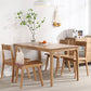 Minimalist Style Solid Wood Dining Set with Traditional Height Table and 4 Legs Base for Home Use Clearhalo 'Dining Room Sets' 'Dining Tables & Seating' 'dining_room_set' 'furn' 'furn_dining_room_set' 'Furniture' 'furniture_dining_room_set' 'Kitchen & Dining Furniture' 'kitchen&dining_furn' 'kitchen' 3447152