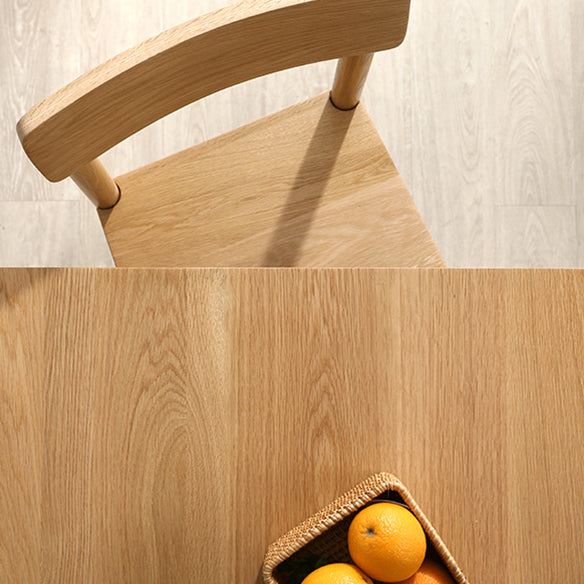 Minimalist Style Solid Wood Dining Set with Traditional Height Table and 4 Legs Base for Home Use Clearhalo 'Dining Room Sets' 'Dining Tables & Seating' 'dining_room_set' 'furn' 'furn_dining_room_set' 'Furniture' 'furniture_dining_room_set' 'Kitchen & Dining Furniture' 'kitchen&dining_furn' 'kitchen' 3447156