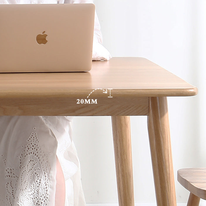 Minimalist Style Solid Wood Dining Set with Traditional Height Table and 4 Legs Base Clearhalo 'Dining Room Sets' 'Dining Tables & Seating' 'dining_room_set' 'furn' 'furn_dining_room_set' 'Furniture' 'furniture_dining_room_set' 'Kitchen & Dining Furniture' 'kitchen&dining_furn' 'kitchen' 3447201