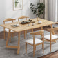 Minimalist Style Traditional Height Dining Set with Rectangle Shape Table and Double Pedestal Base Clearhalo 'Dining Room Sets' 'Dining Tables & Seating' 'dining_room_set' 'furn' 'furn_dining_room_set' 'Furniture' 'furniture_dining_room_set' 'Kitchen & Dining Furniture' 'kitchen&dining_furn' 'kitchen' 3447232