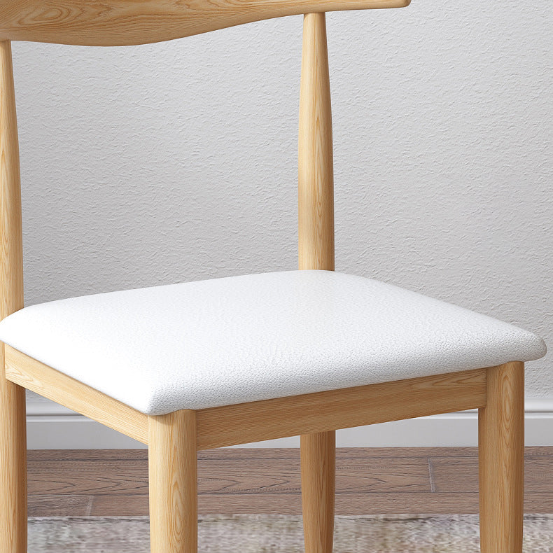 Minimalist Style Traditional Height Dining Set with Rectangle Shape Table and Double Pedestal Base Clearhalo 'Dining Room Sets' 'Dining Tables & Seating' 'dining_room_set' 'furn' 'furn_dining_room_set' 'Furniture' 'furniture_dining_room_set' 'Kitchen & Dining Furniture' 'kitchen&dining_furn' 'kitchen' 3447239