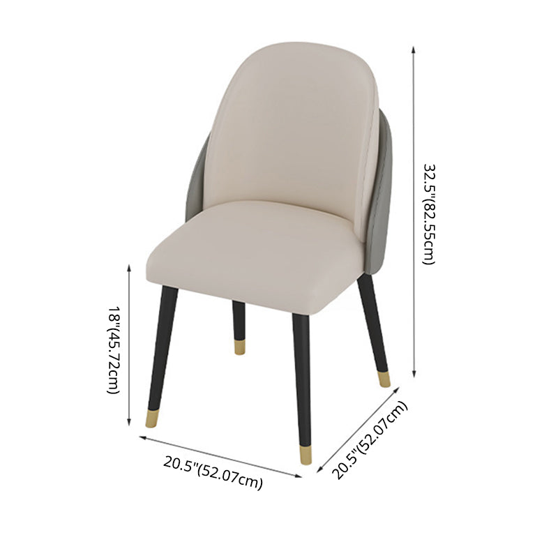 Dining Room Set Scandinavian Rectangular Dining Table with Black Four-leg Metal Base Clearhalo 'Dining Room Sets' 'Dining Tables & Seating' 'dining_room_set' 'furn' 'furn_dining_room_set' 'Furniture' 'furniture_dining_room_set' 'Kitchen & Dining Furniture' 'kitchen&dining_furn' 'kitchen' 3447259