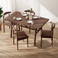 Modern Solid Wood Standard Dining Set Rectangle Shape Kitchen Dining Set with 4 Legs Table Clearhalo 'Dining Room Sets' 'Dining Tables & Seating' 'dining_room_set' 'Furniture' 'furniture_dining_room_set' 'Kitchen & Dining Furniture' 'kitchen&dining_furn' 'kitchen' 3447338