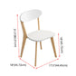 Minimalist White Rectangle Shape Dining Set Solid Wood Standard Dining Set with 4 Legs Base Clearhalo 'Dining Room Sets' 'Dining Tables & Seating' 'dining_room_set' 'furn' 'furn_dining_room_set' 'Furniture' 'furniture_dining_room_set' 'Kitchen & Dining Furniture' 'kitchen&dining_furn' 'kitchen' 3447375