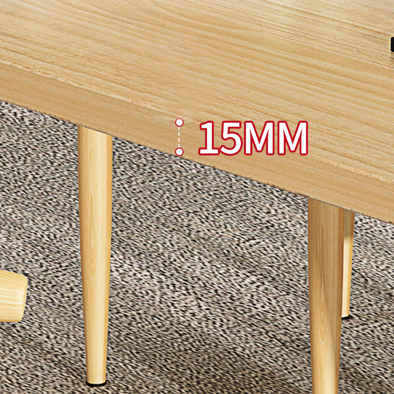 Minimalist Style Traditional Height Dining Set with Rectangle Shape Table and 4 Legs Base Clearhalo 'Dining Room Sets' 'Dining Tables & Seating' 'dining_room_set' 'furn' 'furn_dining_room_set' 'Furniture' 'furniture_dining_room_set' 'Kitchen & Dining Furniture' 'kitchen&dining_furn' 'kitchen' 3447383