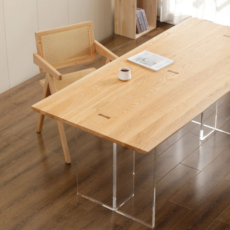 Modern Style Wooden Brown Dining¬†Room¬†Set Standard Height Home Dining Table Furniture Clearhalo 'Dining Room Sets' 'Dining Tables & Seating' 'dining_room_set' 'furn' 'furn_dining_room_set' 'Furniture' 'furniture_dining_room_set' 'Kitchen & Dining Furniture' 'kitchen&dining_furn' 'kitchen' 3447407