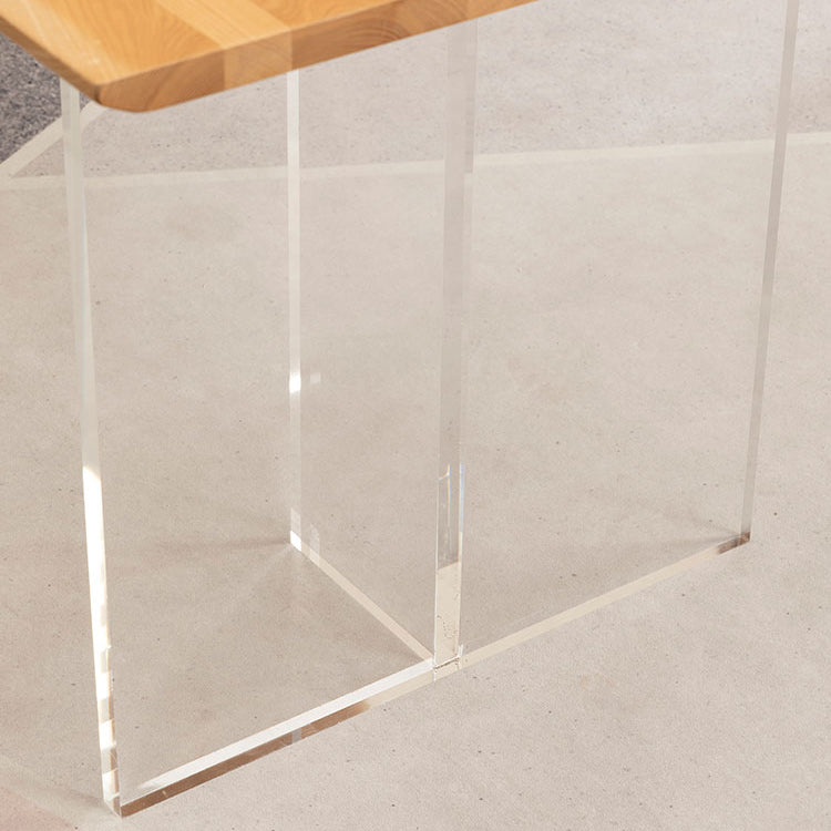 Modern Style Wooden Brown Dining¬†Room¬†Set Standard Height Home Dining Table Furniture Clearhalo 'Dining Room Sets' 'Dining Tables & Seating' 'dining_room_set' 'furn' 'furn_dining_room_set' 'Furniture' 'furniture_dining_room_set' 'Kitchen & Dining Furniture' 'kitchen&dining_furn' 'kitchen' 3447409