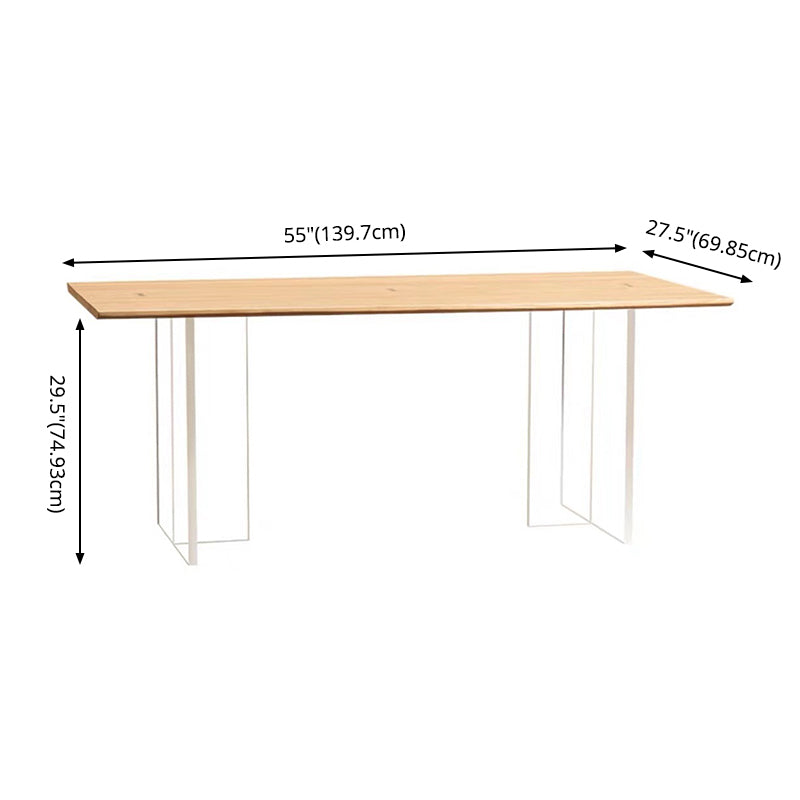 Modern Style Wooden Brown Dining¬†Room¬†Set Standard Height Home Dining Table Furniture Clearhalo 'Dining Room Sets' 'Dining Tables & Seating' 'dining_room_set' 'furn' 'furn_dining_room_set' 'Furniture' 'furniture_dining_room_set' 'Kitchen & Dining Furniture' 'kitchen&dining_furn' 'kitchen' 3447412
