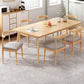 Minimalist Rectangle Shape Standard Dining Set MDF Kitchen Dining Set with 4 Legs Base Clearhalo 'Dining Room Sets' 'Dining Tables & Seating' 'dining_room_set' 'furn' 'furn_dining_room_set' 'Furniture' 'furniture_dining_room_set' 'Kitchen & Dining Furniture' 'kitchen&dining_furn' 'kitchen' 3447647