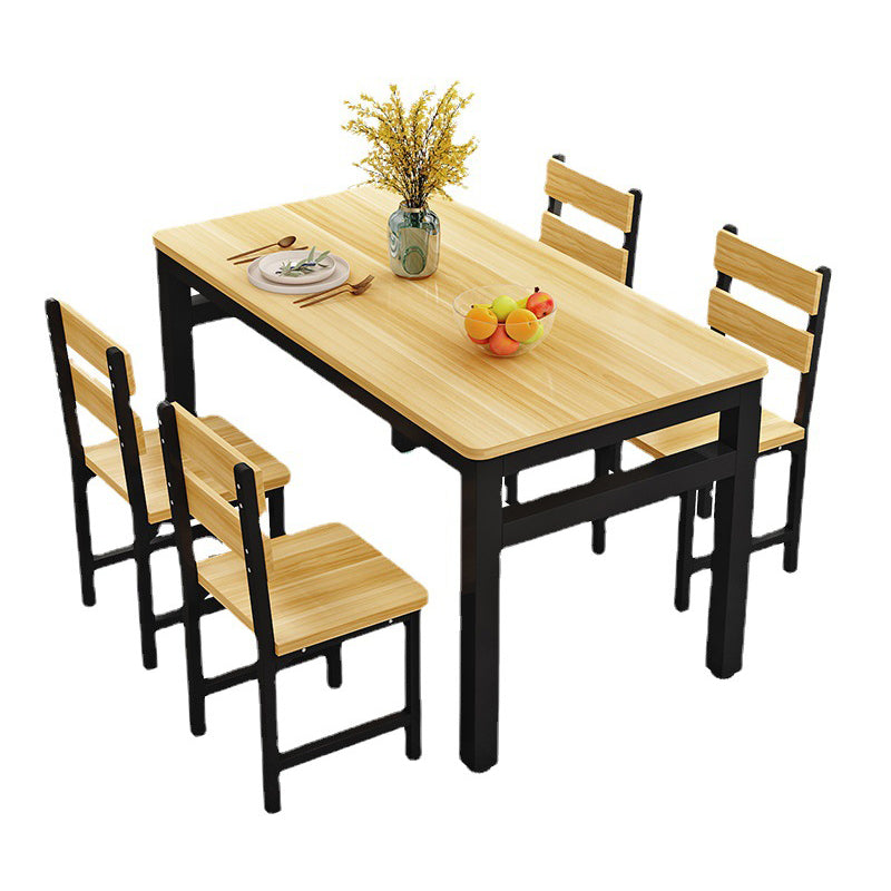 Modern Style Wooden Dining¬†Room¬†Set Standard Height Home Dining Table Furniture Clearhalo 'Dining Room Sets' 'Dining Tables & Seating' 'dining_room_set' 'furn' 'furn_dining_room_set' 'Furniture' 'furniture_dining_room_set' 'Kitchen & Dining Furniture' 'kitchen&dining_furn' 'kitchen' 3447753