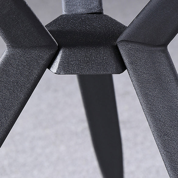 Modern Style Sintered Stone Dining Set with Round Shape Dinette Set with 3 Legs Base Clearhalo 'Dining Room Sets' 'Dining Tables & Seating' 'dining_room_set' 'furn' 'furn_dining_room_set' 'Furniture' 'furniture_dining_room_set' 'Kitchen & Dining Furniture' 'kitchen&dining_furn' 'kitchen' 3447800