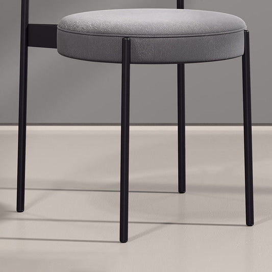 Metal Scandinavian Dining Chair Dining Room Open Back Dining Side Chair Clearhalo ' kitchen&dining_furn' 'Dining Chairs' 'Dining Tables & Seating' 'dining_chair' 'Furniture' 'furniture_dining_chair' 'Kitchen & Dining Furniture' 'kitchen' 3451624