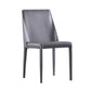 Scandinavian Style Metal Dining Side Chairs Dining Room Solid Back Side Chair Clearhalo ' kitchen&dining_furn' 'Dining Chairs' 'Dining Tables & Seating' 'dining_chair' 'Furniture' 'furniture_dining_chair' 'Kitchen & Dining Furniture' 'kitchen' 3452700