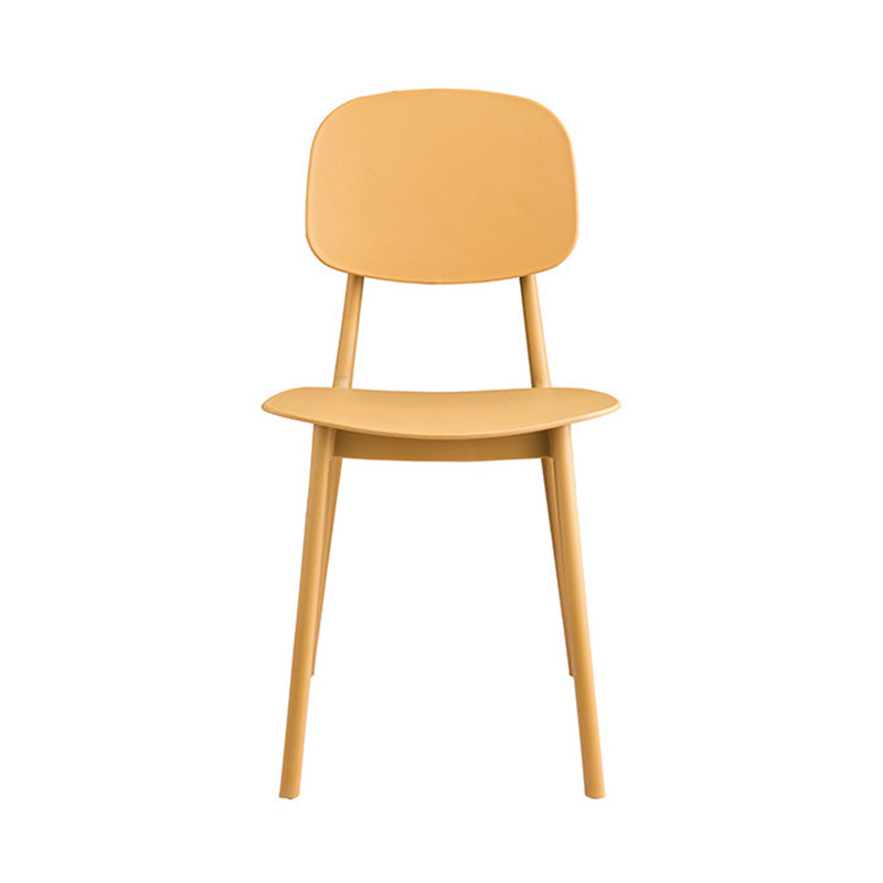 Contemporary Home Side Chair Open Back Plastic 32" H Dining Room Chair Clearhalo ' kitchen&dining_furn' 'Dining Chairs' 'Dining Tables & Seating' 'dining_chair' 'Furniture' 'furniture_dining_chair' 'Kitchen & Dining Furniture' 'kitchen' 3452720