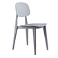 Contemporary Home Side Chair Open Back Plastic 32" H Dining Room Chair Clearhalo ' kitchen&dining_furn' 'Dining Chairs' 'Dining Tables & Seating' 'dining_chair' 'Furniture' 'furniture_dining_chair' 'Kitchen & Dining Furniture' 'kitchen' 3452726