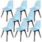 Contemporary Plastic Side Chair Kitchen Solid Back Dining Room Chair Set Blue Set of 8 Clearhalo ' kitchen&dining_furn' 'Dining Chairs' 'Dining Tables & Seating' 'dining_chair' 'Furniture' 'furniture_dining_chair' 'Kitchen & Dining Furniture' 'kitchen' 3452800