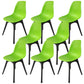Contemporary Plastic Side Chair Kitchen Solid Back Dining Room Chair Set Green Set of 8 Clearhalo ' kitchen&dining_furn' 'Dining Chairs' 'Dining Tables & Seating' 'dining_chair' 'Furniture' 'furniture_dining_chair' 'Kitchen & Dining Furniture' 'kitchen' 3452809