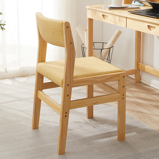 Wood Open Back Liftable Chairs Contemporary Kitchen Side Dining Room Chair Clearhalo ' kitchen&dining_furn' 'Dining Chairs' 'Dining Tables & Seating' 'dining_chair' 'Furniture' 'furniture_dining_chair' 'Kitchen & Dining Furniture' 'kitchen' 3452827