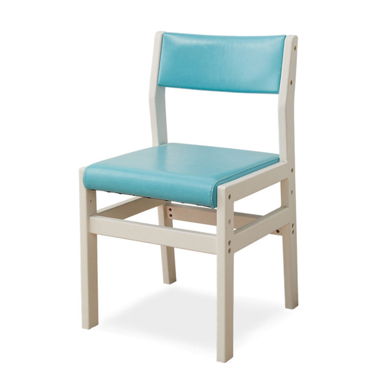 Wood Open Back Liftable Chairs Contemporary Kitchen Side Dining Room Chair Blue 1 Piece Clearhalo ' kitchen&dining_furn' 'Dining Chairs' 'Dining Tables & Seating' 'dining_chair' 'Furniture' 'furniture_dining_chair' 'Kitchen & Dining Furniture' 'kitchen' 3452836