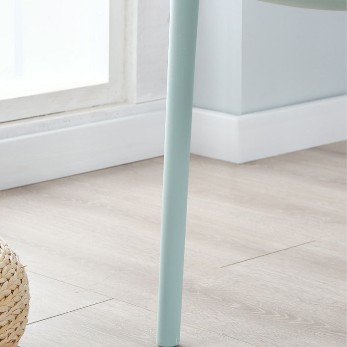 Plastic Contemporary Dining Room Chair Solid Back Home Stackable Side Chair Clearhalo ' kitchen&dining_furn' 'Dining Chairs' 'Dining Tables & Seating' 'dining_chair' 'Furniture' 'furniture_dining_chair' 'Kitchen & Dining Furniture' 'kitchen' 3452868