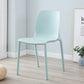 Plastic Contemporary Dining Room Chair Solid Back Home Stackable Side Chair Clearhalo ' kitchen&dining_furn' 'Dining Chairs' 'Dining Tables & Seating' 'dining_chair' 'Furniture' 'furniture_dining_chair' 'Kitchen & Dining Furniture' 'kitchen' 3452875