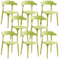 Plastic Modern Kitchen Side Chair 20'' Wide Matte Finish Arm Chair with 4 Legs Light Green Set of 8 Clearhalo ' kitchen&dining_furn' 'Dining Chairs' 'Dining Tables & Seating' 'dining_chair' 'Furniture' 'furniture_dining_chair' 'Kitchen & Dining Furniture' 'kitchen' 3452897