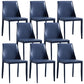 Contemporary PU Leather Dining Side Chair Matte Finish Solid Back Dining Chair Blue Set of 8 Clearhalo ' kitchen&dining_furn' 'Dining Chairs' 'Dining Tables & Seating' 'dining_chair' 'Furniture' 'furniture_dining_chair' 'Kitchen & Dining Furniture' 'kitchen' 3452939