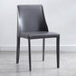 Contemporary PU Leather Dining Side Chair Matte Finish Solid Back Dining Chair Clearhalo ' kitchen&dining_furn' 'Dining Chairs' 'Dining Tables & Seating' 'dining_chair' 'Furniture' 'furniture_dining_chair' 'Kitchen & Dining Furniture' 'kitchen' 3452958