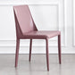 Contemporary PU Leather Dining Side Chair Matte Finish Solid Back Dining Chair Clearhalo ' kitchen&dining_furn' 'Dining Chairs' 'Dining Tables & Seating' 'dining_chair' 'Furniture' 'furniture_dining_chair' 'Kitchen & Dining Furniture' 'kitchen' 3452961