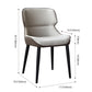 Metal Scandinavian Style Dining Chair Home Wingback Side Armless Chair Clearhalo ' kitchen&dining_furn' 'Dining Chairs' 'Dining Tables & Seating' 'dining_chair' 'Furniture' 'furniture_dining_chair' 'Kitchen & Dining Furniture' 'kitchen' 3453074