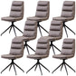 Modern Leather Armless Dining Chair Upholstered Side Chairs with Metal Legs Dark Gray Set of 8 Clearhalo ' kitchen&dining_furn' 'Dining Chairs' 'Dining Tables & Seating' 'dining_chair' 'Furniture' 'furniture_dining_chair' 'Kitchen & Dining Furniture' 'kitchen' 3453136
