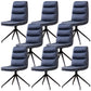 Modern Leather Armless Dining Chair Upholstered Side Chairs with Metal Legs Blue Set of 8 Clearhalo ' kitchen&dining_furn' 'Dining Chairs' 'Dining Tables & Seating' 'dining_chair' 'Furniture' 'furniture_dining_chair' 'Kitchen & Dining Furniture' 'kitchen' 3453144