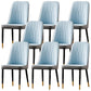 Nordic Style Metal Dining Accent Chair Dining Room Armless Dining Chairs Clearhalo ' kitchen&dining_furn' 'Dining Chairs' 'Dining Tables & Seating' 'dining_chair' 'Furniture' 'furniture_dining_chair' 'Kitchen & Dining Furniture' 'kitchen' 3453200