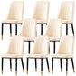 Nordic Style Metal Dining Accent Chair Dining Room Armless Dining Chairs Clearhalo ' kitchen&dining_furn' 'Dining Chairs' 'Dining Tables & Seating' 'dining_chair' 'Furniture' 'furniture_dining_chair' 'Kitchen & Dining Furniture' 'kitchen' 3453209