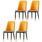 Nordic Style Metal Dining Accent Chair Dining Room Armless Dining Chairs Clearhalo ' kitchen&dining_furn' 'Dining Chairs' 'Dining Tables & Seating' 'dining_chair' 'Furniture' 'furniture_dining_chair' 'Kitchen & Dining Furniture' 'kitchen' 3453222