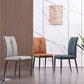 Modern Contemporary Leather Parsons Chair Side Dining Chairs with Metal Legs Clearhalo ' kitchen&dining_furn' 'Dining Chairs' 'Dining Tables & Seating' 'dining_chair' 'Furniture' 'furniture_dining_chair' 'Kitchen & Dining Furniture' 'kitchen' 3453298