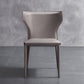 Modern Wingback Side Chair Leather Armless Dining Chair with Metal Legs Clearhalo ' kitchen&dining_furn' 'Dining Chairs' 'Dining Tables & Seating' 'dining_chair' 'Furniture' 'furniture_dining_chair' 'Kitchen & Dining Furniture' 'kitchen' 3453365