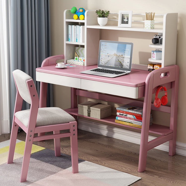 Scandinavian Rubberwood Kitchen Side Chair Liftable Open Back Dining Chair Clearhalo ' kitchen&dining_furn' 'Dining Chairs' 'Dining Tables & Seating' 'dining_chair' 'Furniture' 'furniture_dining_chair' 'Kitchen & Dining Furniture' 'kitchen' 3453432